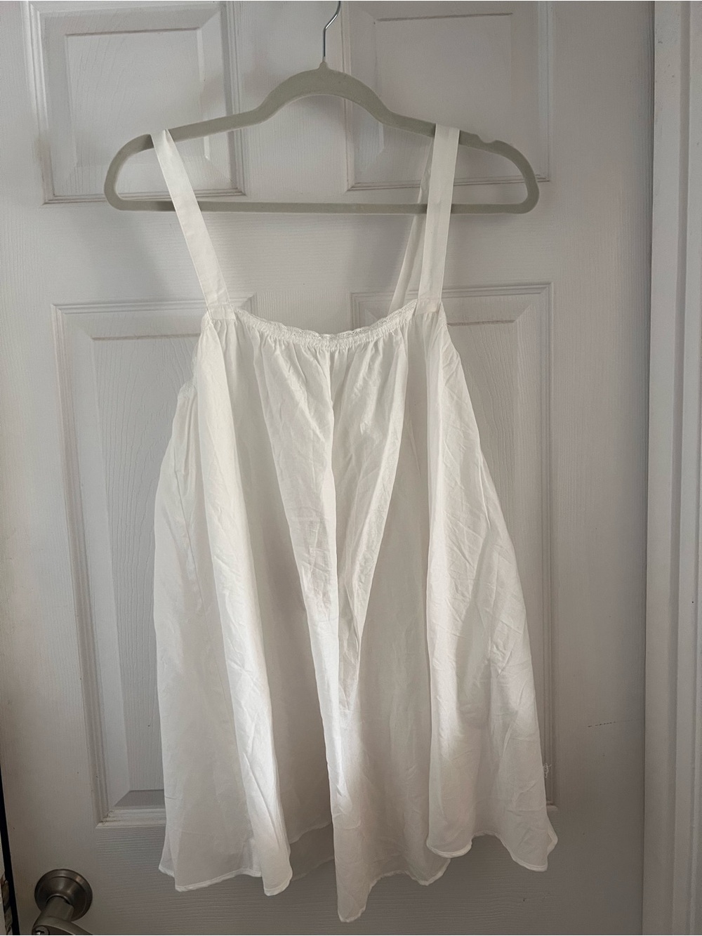 NWT Skims White Cotton Cami Mini Dress Small